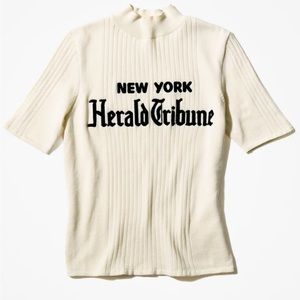New York Herald Tribune knit shirt ICONIC